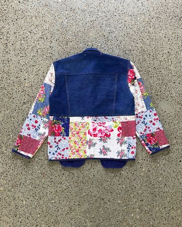 Upcycled Denim Quilt Jacket