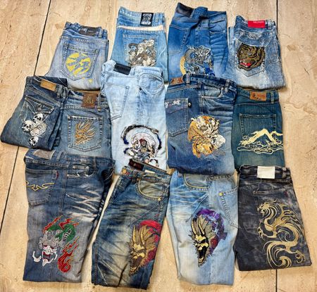 Japanese Onirai Tattoo Embroidery