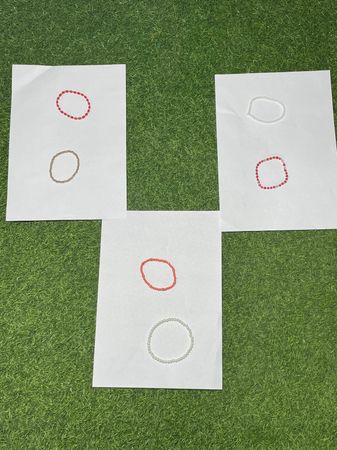 (FV-934) Ensemble esthétique de bracelets minimalistes avec perles