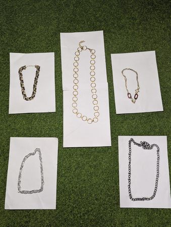 (FV-915) Bold Chain Chic Fashion Jewelry Collection