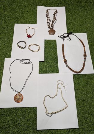 (FV-914) Collection de bijoux faits main Boho Earthy