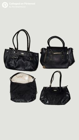 Y2K Big Black Bags