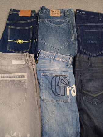 HD1368 Men Baggy Hiphop Jeans