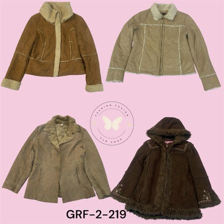 Women’s Premium Faux Fur Jacket – Soft Plush Winter Coat  (GRF-2-219)