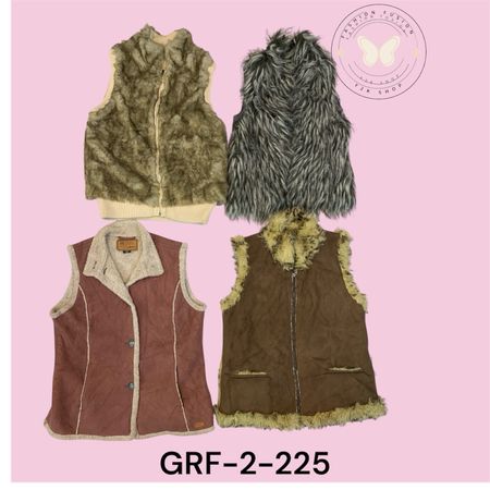 Premium Faux Fur Gilet – Chic Cold Weather Essential  (GRF-2-225)