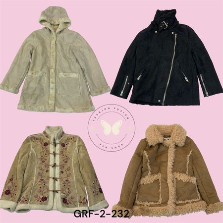 Soft Sherpa-Style Fur Jacket – Everyday Winter Comfort  (GRF-2-232)