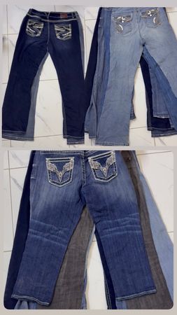 Y2k verziehene Jeans