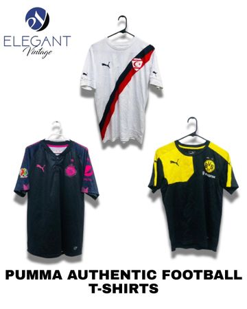 Puma ( 100% Authentic ) Football T-Shirts - EVM0553