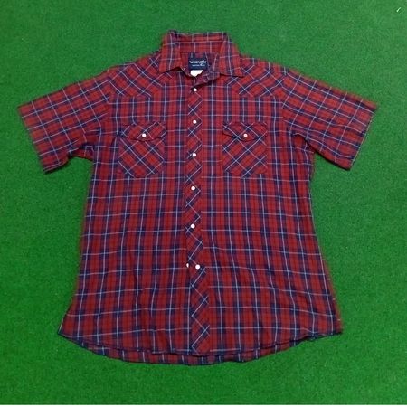 Mms251 Wrangler Button Up Shirt
