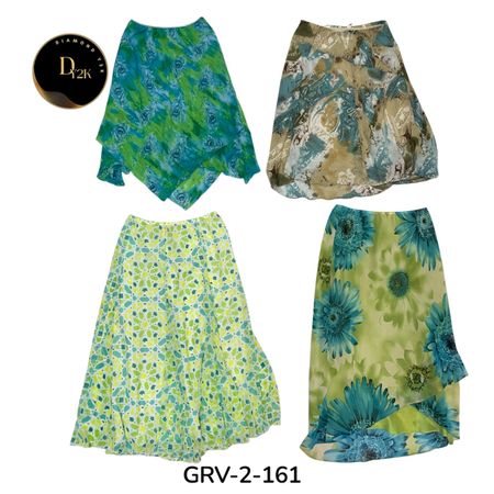 Printed Poly Skirt Mix – Chic & Versatile Styles (GRV-2-161)