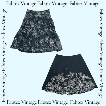 (FV-925) Gonna estiva stampata in bianco e nero estetica Y2K