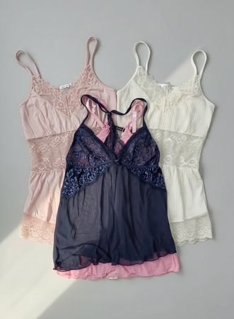 Y2K Vintage Lace Camisoles