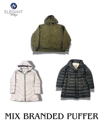 Mix Branded Puffer Jackets - EVM0899