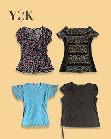 Iconic 2000s Printed Tops (Yv-625)