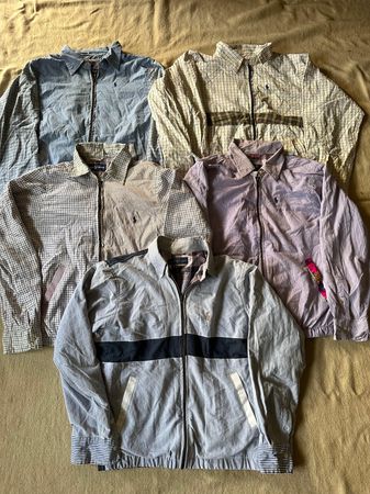 Ralph lauren upcycled harrington jackets