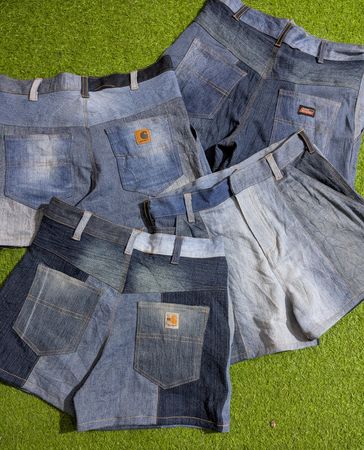 Upcycle Carhartt & Dickies Denim-Shorts