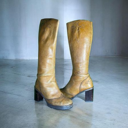 Op vintage 173 Bottes longues de meilleure qualité pour femmes