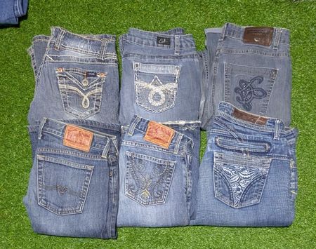 ANGELS JEANS AND OTHER MIX BRANDS JEANS (B 008 )