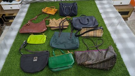 Branded bags available