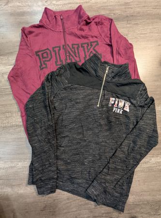 3628 - Pink , Victoria's Secret Pink ¼ Zip