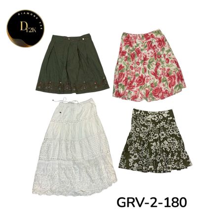 White Cotton Skirt – Timeless Everyday Essential (GRV-2-180)
