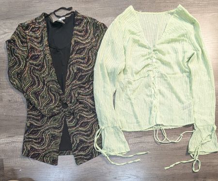 3966 - Y2K Style Blouses