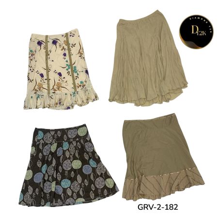 Cotton Skirt – Soft & Comfortable Everyday Wear (GRV-2-182)