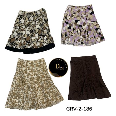Mix Printed Cotton Skirt – Timeless Fashion Pieces (GRV-2-186)