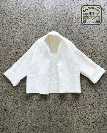 Upcycled Quilted Kimono Jacket