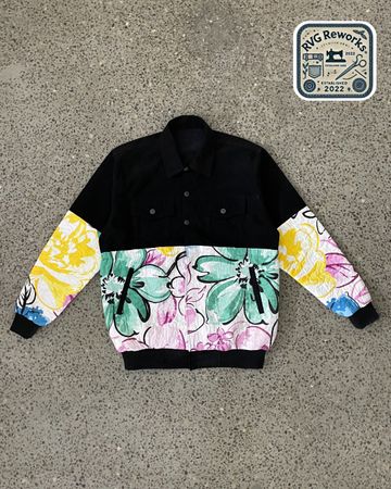 Upcycled Denim Quilt Jacket