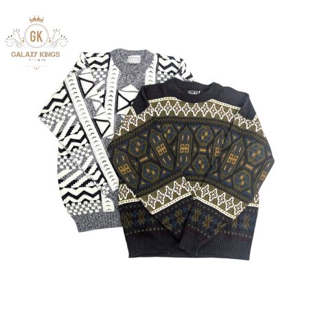 Vintage Printed Sweater