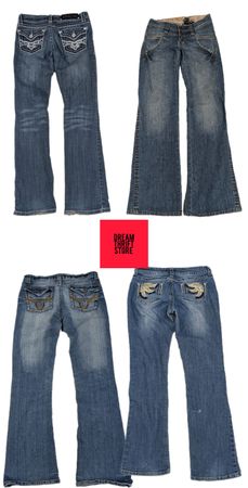 JEANS DE DESIGNER (INCULOADED DE LA MARQUE) BUFFALO, Plastique, Argent, etc.