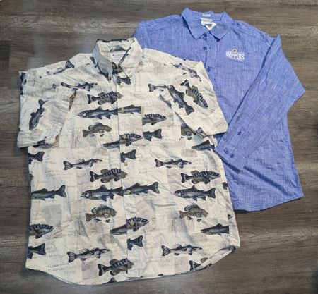 3985 - Columbia Long and Short sleeves Shirts