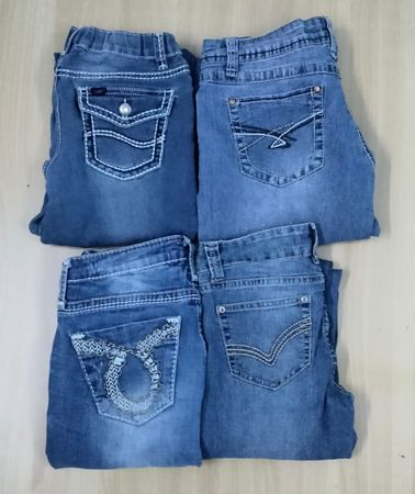 JA 0591 Women’s Embellished Flared Jeans