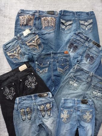 CR6746 Y2K Flare & Straight Jeans