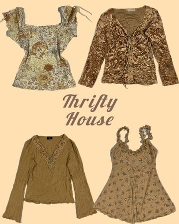 Earth Angel Aesthetic Y2k Tops(TH/233)