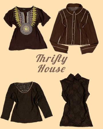 Chocolate Baddie Era Y2k Tops(TH/235)