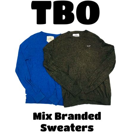 Mix branded sweaters