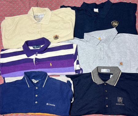 Men branded collar t shirt