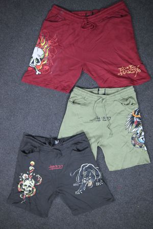 Ed Hardy Pantalones Cortos Impresos para Hombre, 20 pcs, (Ed-006), Mezcla de Colores y Tamaños