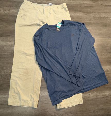 3998 - The North Face, Columbia Half and Long Sleeves T-Shirts and Jeans