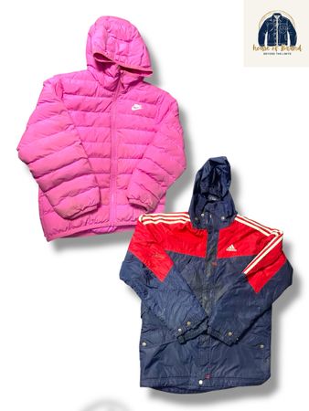 Nike adidas puffer