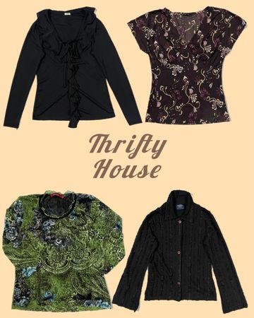 Flirtin’ with Vintage Y2k Tops(TH/238)