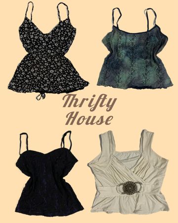 2000s Sweetheart Staples Y2k Tops(TH/240)