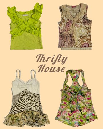 Glam Safari Edit Y2k Tops(TH/241)