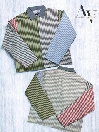 Ralph lauren upcycle harrington jacket