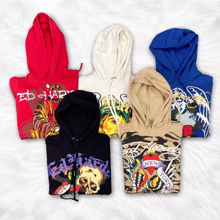 Ed hardy mens pull over hoodies
