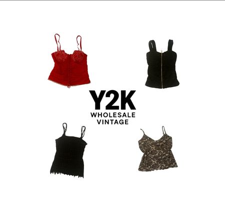 Y2K European Grunge Vixen Cami tops mix (YWV04)