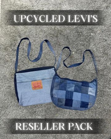 Upcycled Levi’s Patch Pocket Denim Bags Reseller Pack
