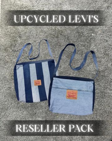 Upcycled Levi’s Patch Pocket Denim Bags Reseller Pack